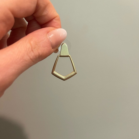 Kendra Scott Paxton Hoop Gold Earrings - Picture 4 of 4